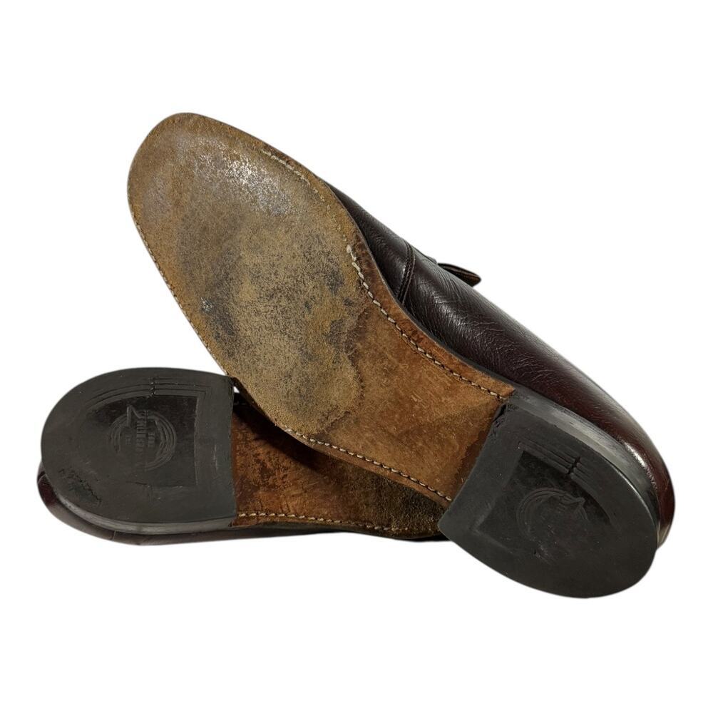 Florsheim Brown Leather Slip-On Dress Shoes Men’s 10D Classic Loafers 765334 - Picture 8 of 8